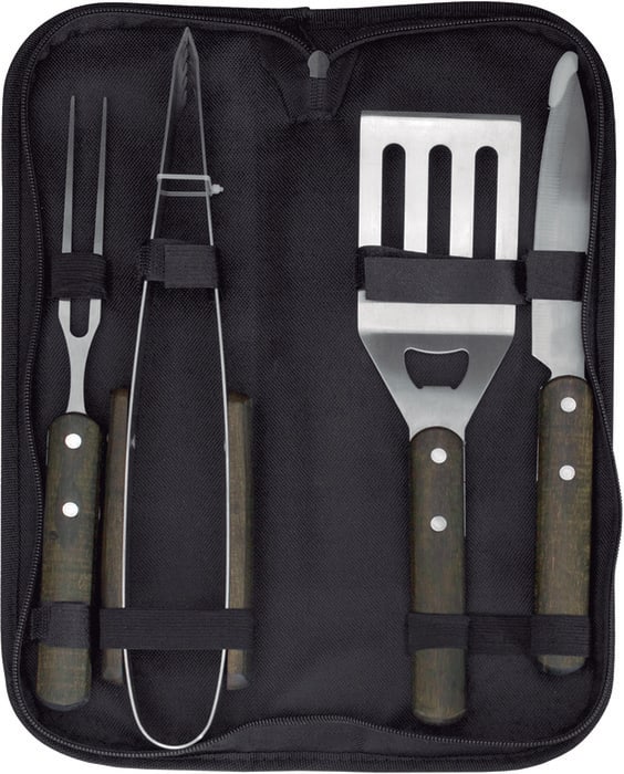 Set asado 4 piezas Lira en estuche Lona3