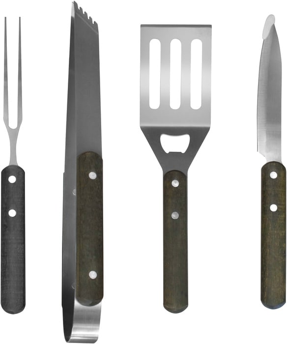 Set asado 4 piezas Lira en estuche Lona2