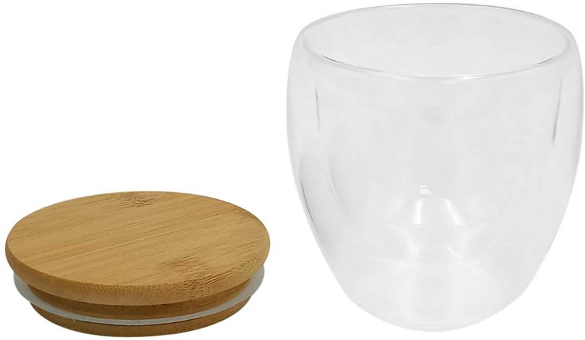 Taza Doble vidrio para café y té Colombia1