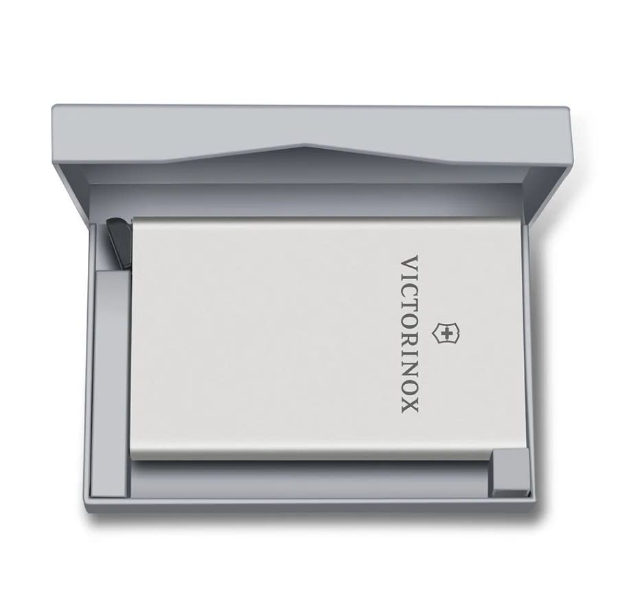Victorinox Billetera Tarjetero Aluminio Altius Secrid Essential Plata1