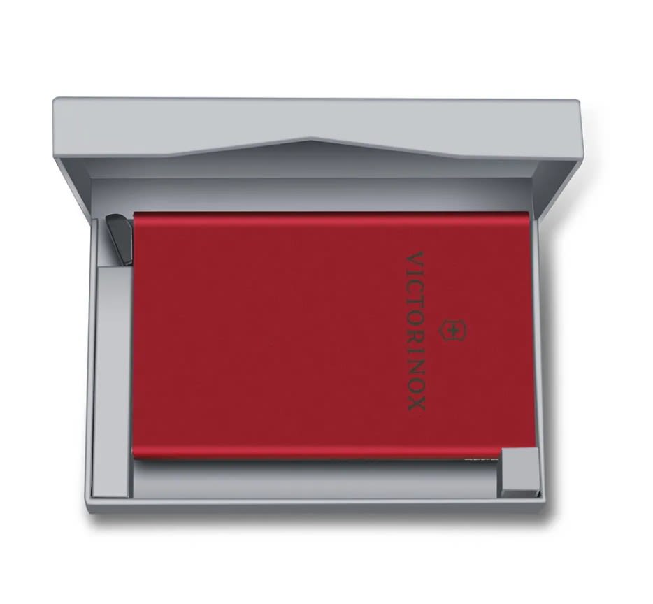 Victorinox Billetera Tarjetero Aluminio Altius Secrid Essential Rojo1