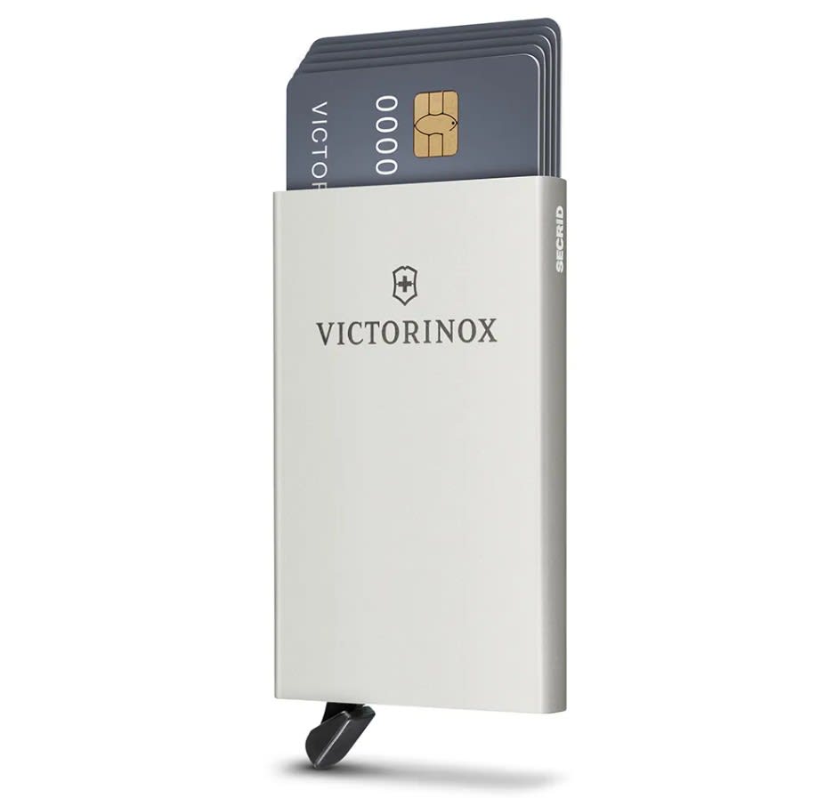 Victorinox Billetera Tarjetero Aluminio Altius Secrid Essential Plata2