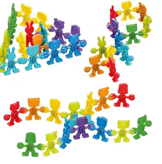 Maleta Animales Conectores Juguete Didáctico Encaje 90 pzs3