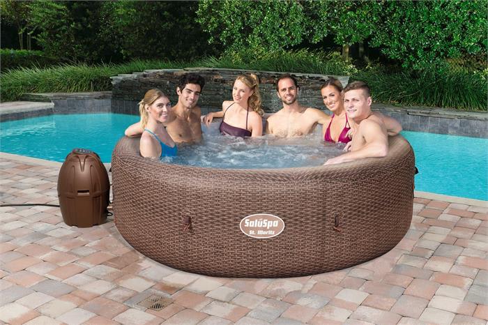 Spa Inflable St. Moritz Airjet Lay-z Bestway 5-7 Personas 600236