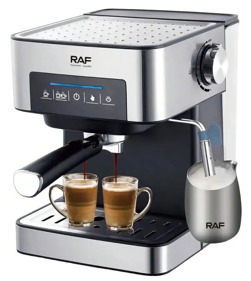 Máquina Café Espresso RAF Espumador1
