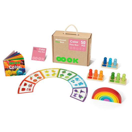 Caja Montessori Colores 50 piezas1