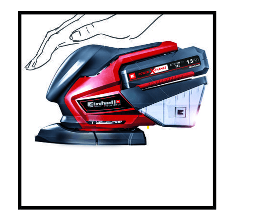 Einhell Lijadora Orbital Inalámbrica 150mm Sin bateria2
