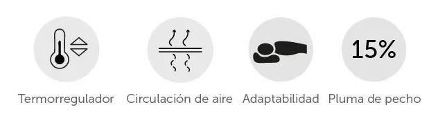 Cannon Almohada 15% Goose Down  50x704