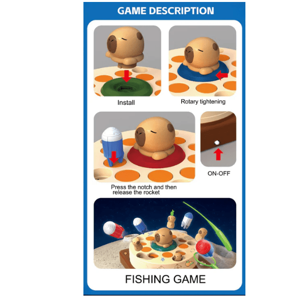 Pesca Capibara Eléctrico Giratorio3