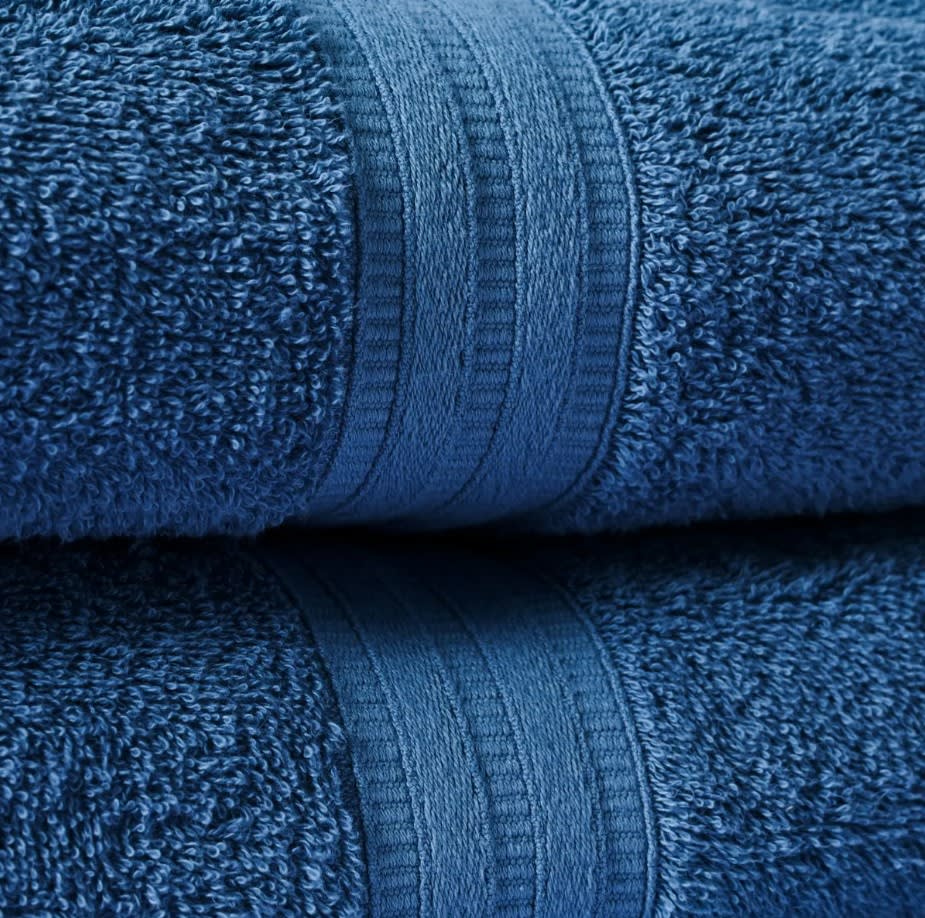 Set toallas AF Cannon Azul 450Grms 100% Algodon (Baño mas Mano)1