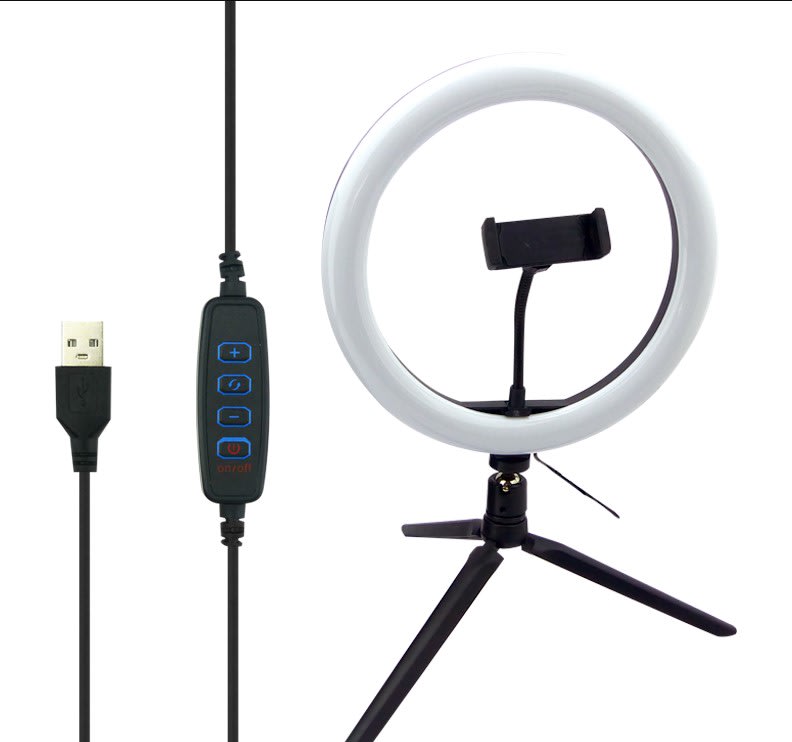 Aro Led + Trípode y Control remoto1