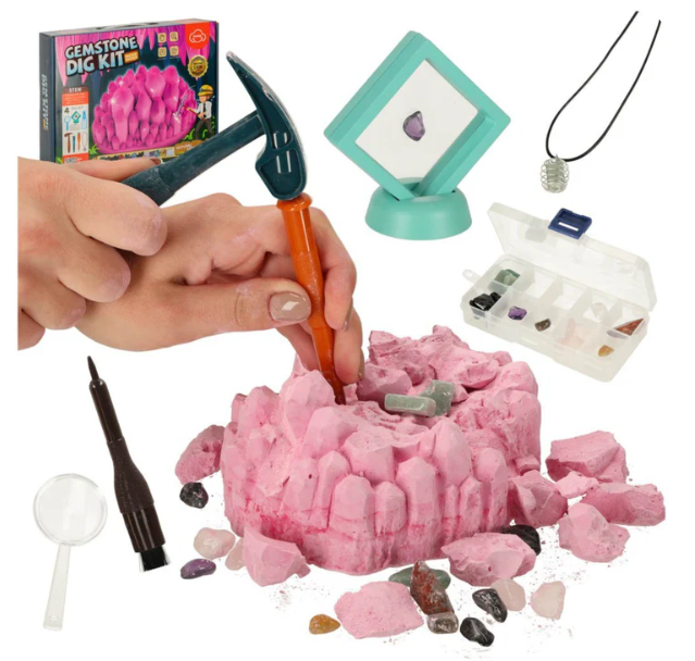 Juego cientifico de Excavación Piedras Preciosas8