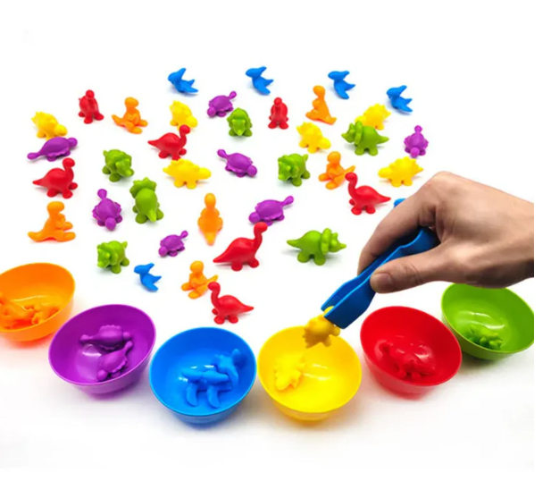 Juego Clasificación Montessori Colores y Animalitos 36pz5
