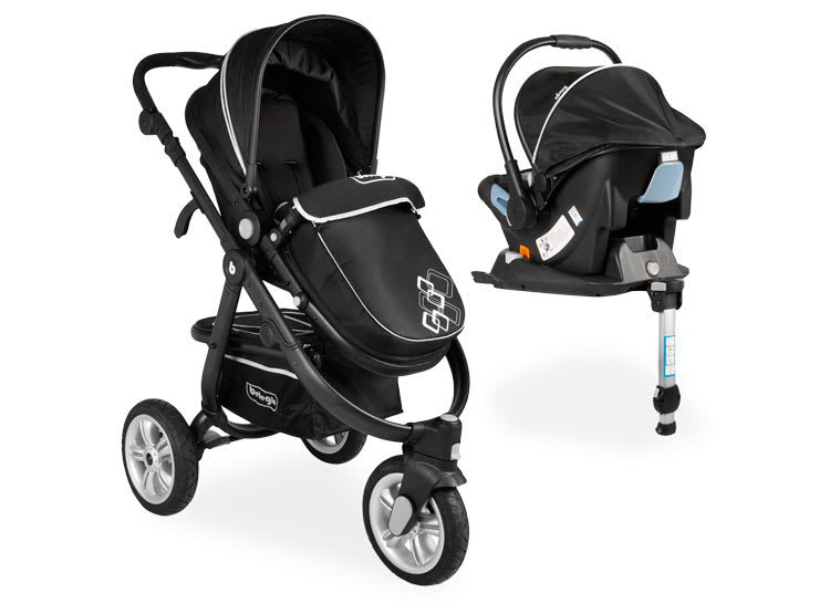 Coche Travel Bebeglo System Delta NEGRO RS-137501