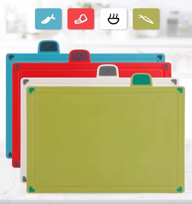 Set 4 tablas de cortar con estante3
