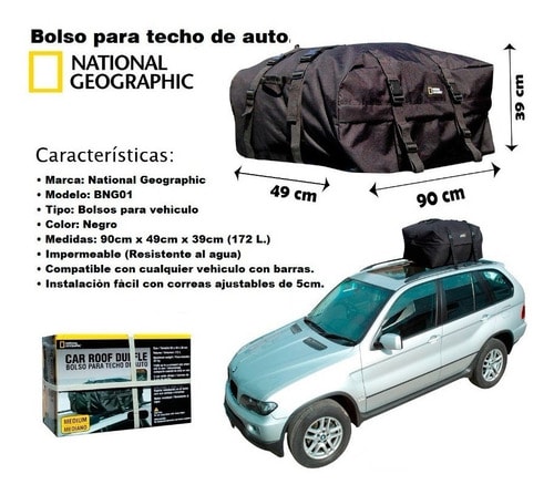 GM Bolso Portaequipaje National Geographic Medium BNG013