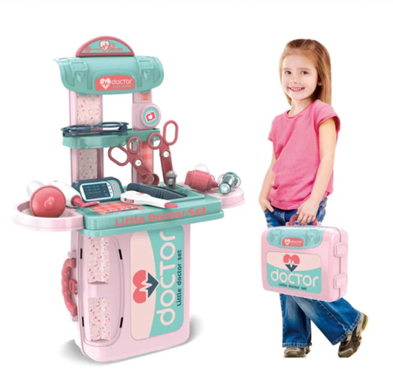 Maletin Doctor Little Doctor 3 en 1 Rosa1