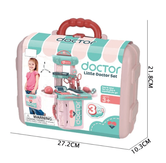 Maletin Doctor Little Doctor 3 en 1 Rosa5