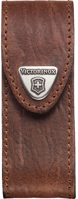 Victorinox estuche funda navaja cuero Café1