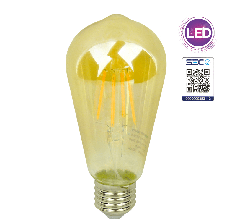 Ampolleta Led Classic Vintage Calida 6 watts E271