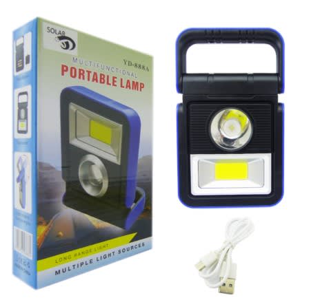 Linterna lampara Solar USB cargador portátil2