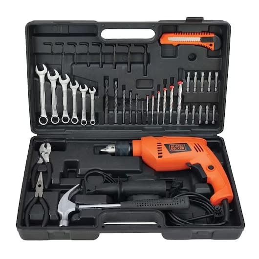 Black and decker taladro percutor 550 Watts con 40 accesorios1