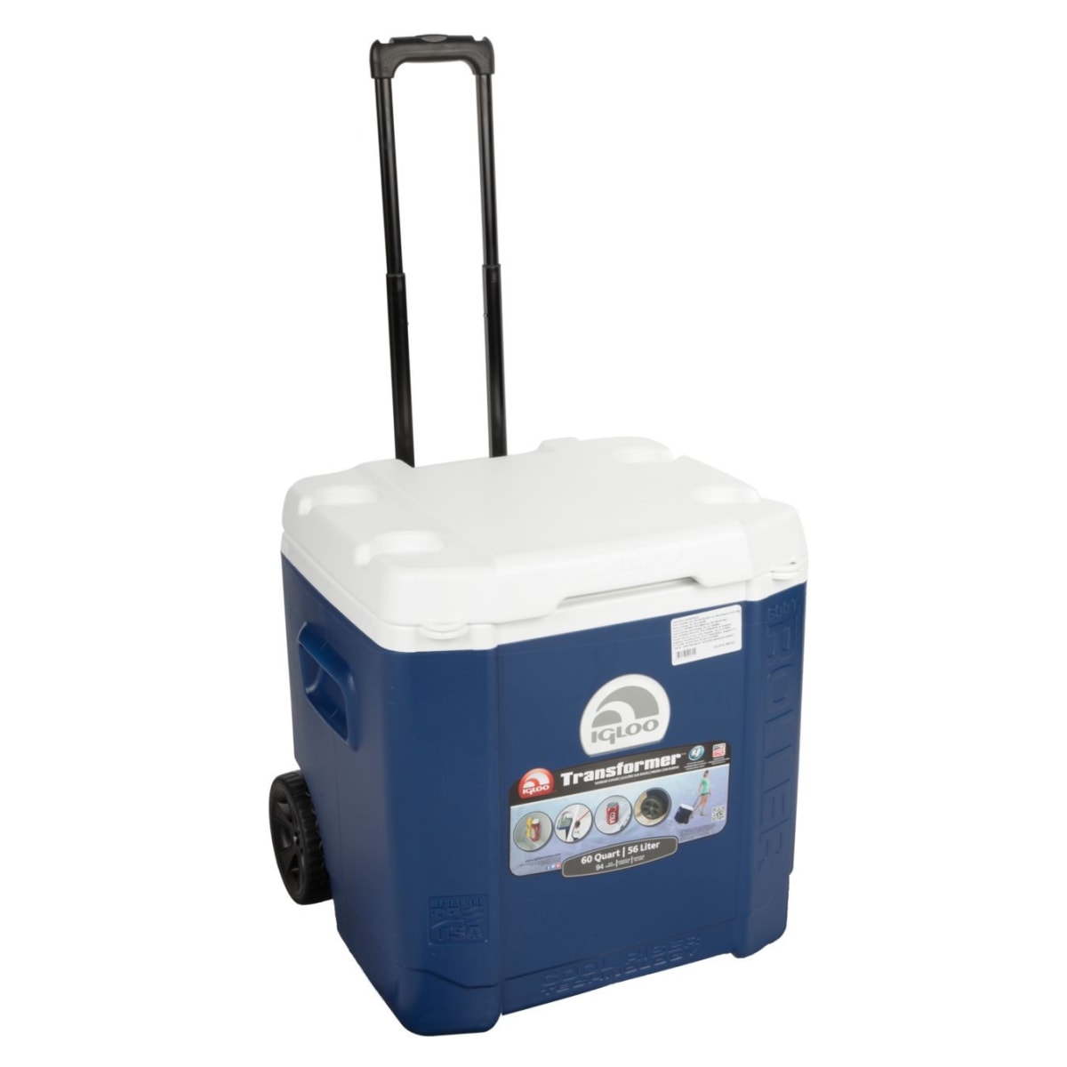 Cooler Igloo con ruedas 56 litros modelo Transformer1
