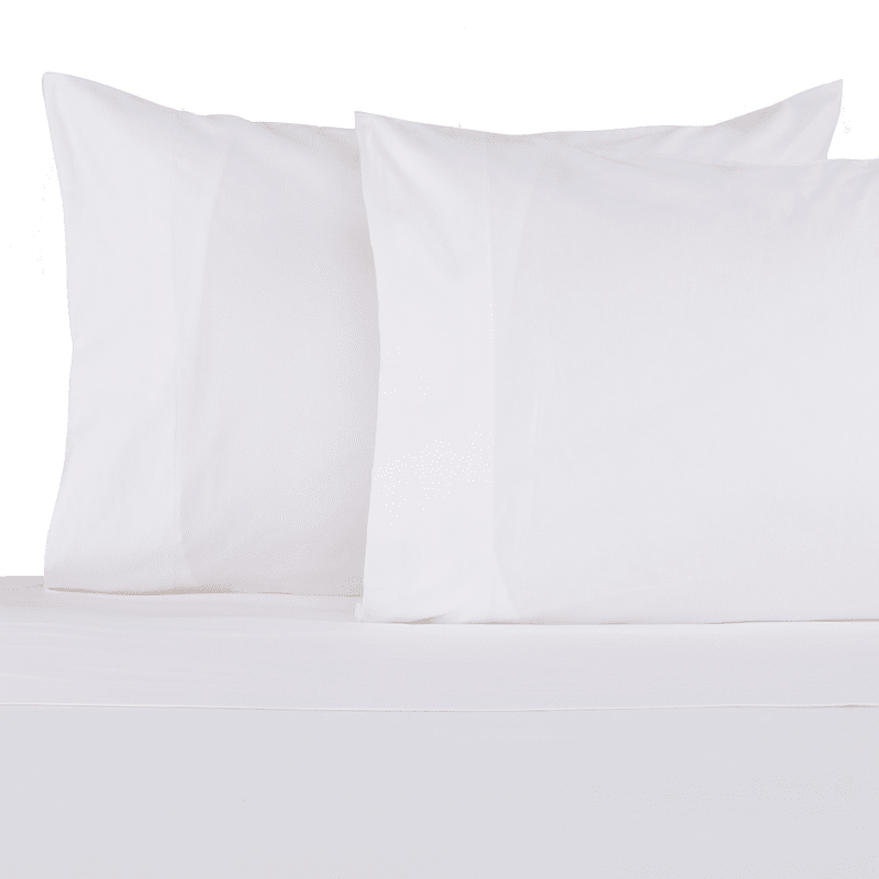 Juego sabanas Cannon Liso 200 hilos Blanco 2.5 plazas1