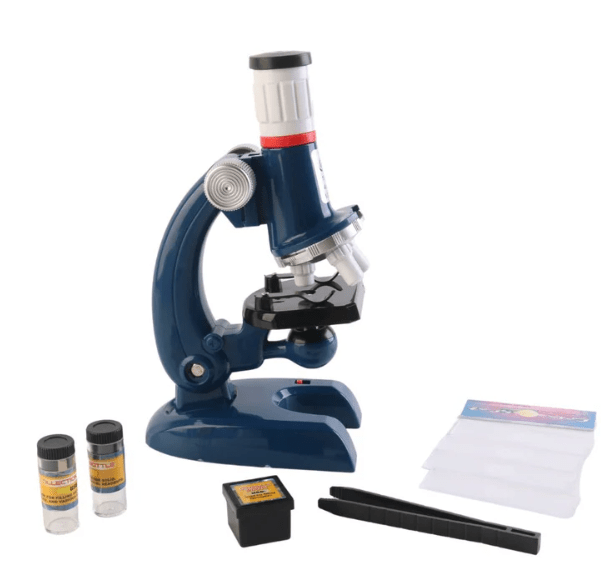 Microscopio Educativo Para Niños Azul4