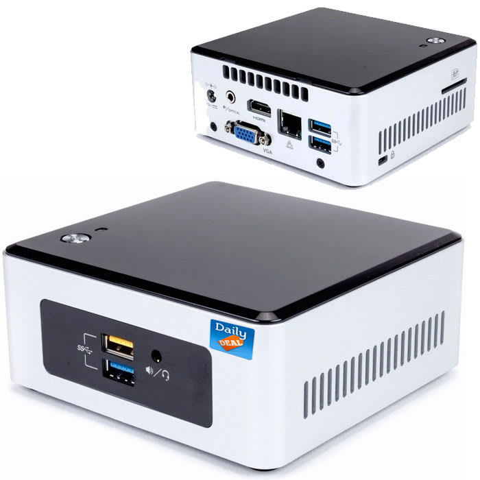 Computador Intel NUC Intel N3350, VGA HDMI Ethernet,  apto para disco M.2 y Sata (BOXNUC5CPYH)1