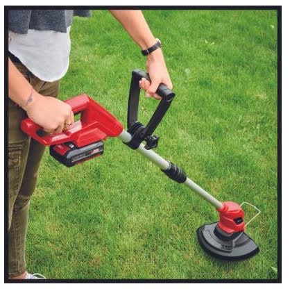 Einhell Orilladora inalambrica con Carro corte2