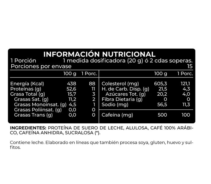 Cafeína Coffit 300 grs Protein2