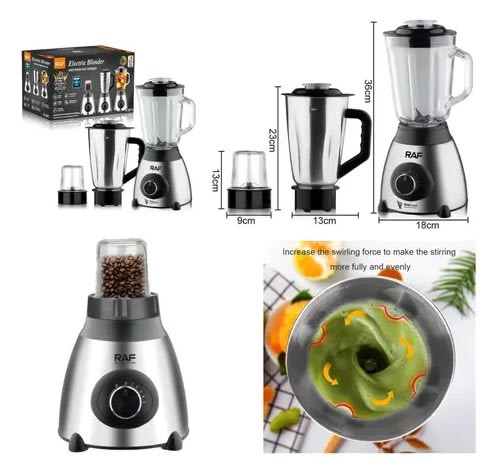 Licuadora y moledora café 3 En 1 RAF 1000W2