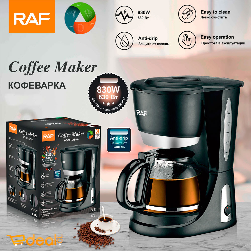 Cafetera electrica Filtro RAF 650ml Mod 1204