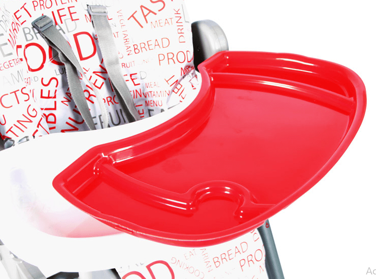 BEBEGLO Silla de comer 6 alturas RS-7055 Fucsia3