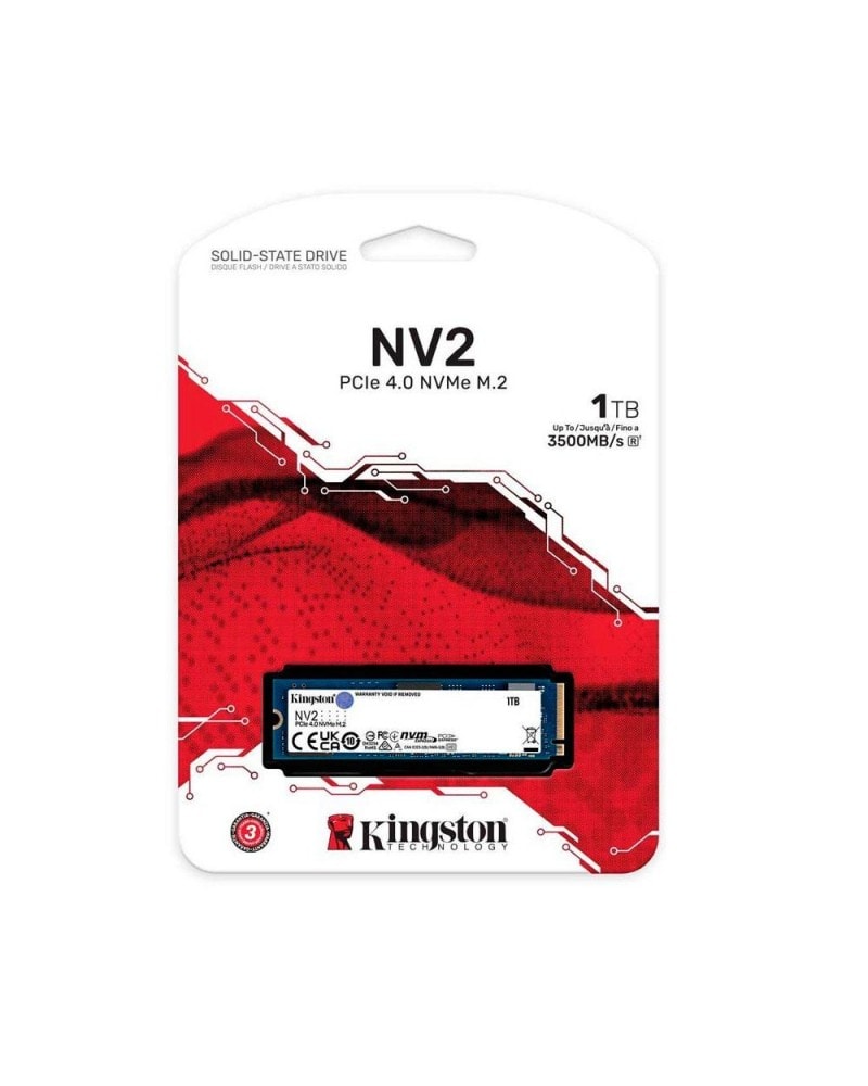 Disco Estado Solido KINGSTON NV2 1 TeraB NVME M.21