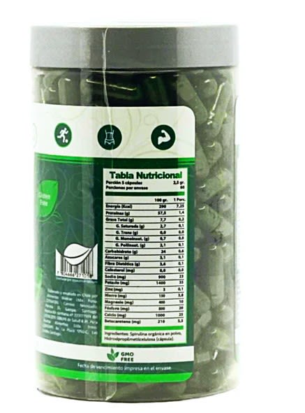Spirulina 300 cápsulas3