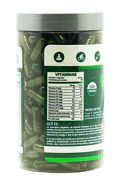 Spirulina 300 cápsulas4