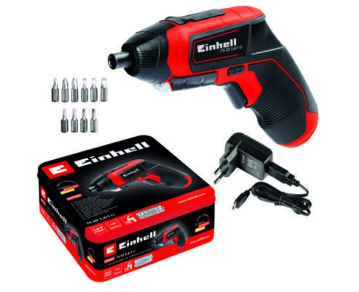 Einhell Atornillador inalambrico con 10 piezas y LED1