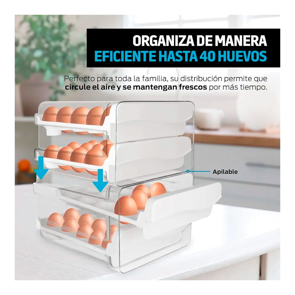 Organizador De 40 Huevos2