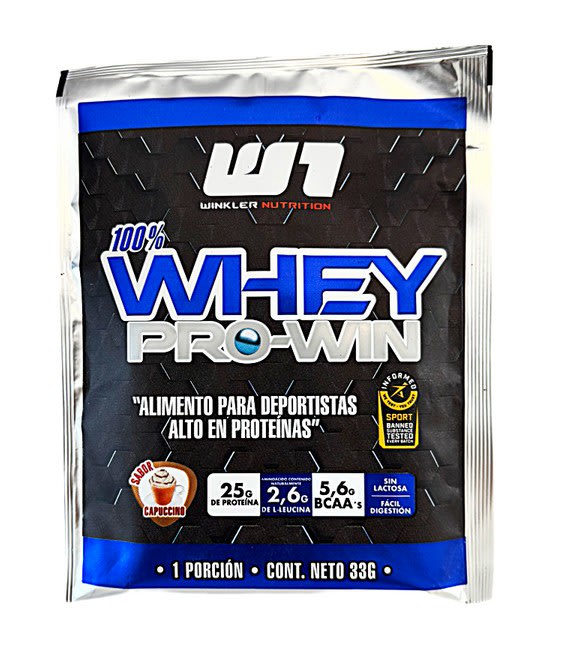 Pack 7 Proteína Sachet Whey Pro Win 33 grs3