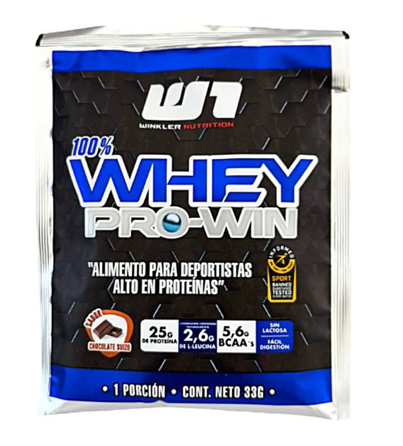 Pack 7 Proteína Sachet Whey Pro Win 33 grs4