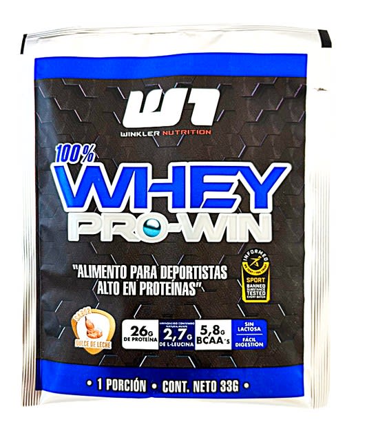 Pack 7 Proteína Sachet Whey Pro Win 33 grs5