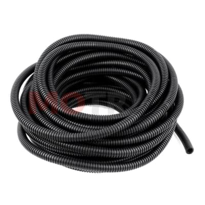 TUBERÍA CORRUGADA FLEXIBLE ABIERTA NEGRA DE 3/4