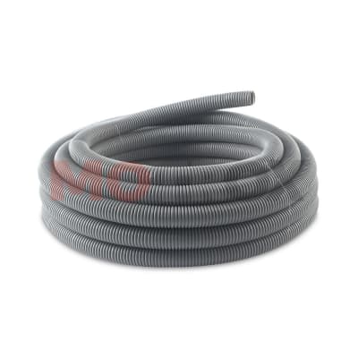 TUBERÍA CORRUGADA FLEXIBLE CERRADA GRIS DE 3/81