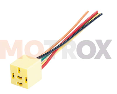SOCKET RELAY 5 CONTACTOS AMARILLO - IMPORTADO