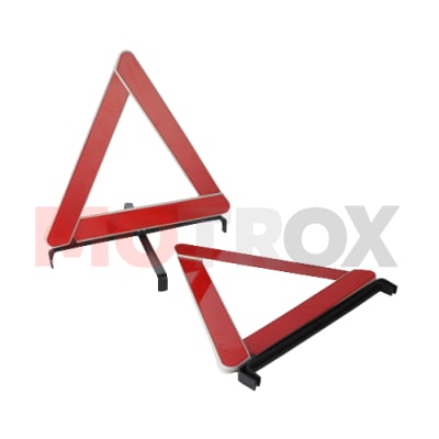 TRIANGULO DE SEGURIDAD 43CM LADO - NACIONAL X PAR
