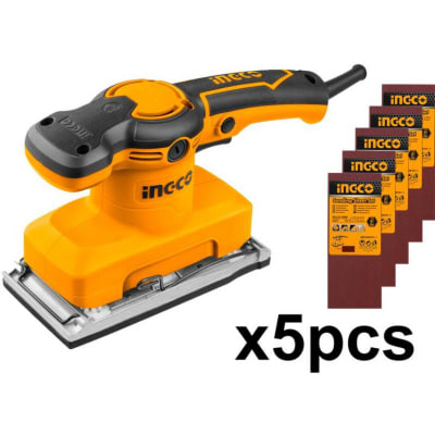 Lijadora Orbital Industrial Ingco 320W 1/3 Pliego