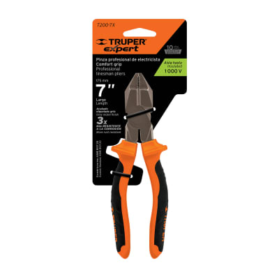 Alicate universal profesional, confort grip Truper