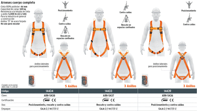 Arnes cuerpo completo